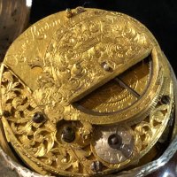 Джобен часовник Daniel Quare от 1667г., снимка 8 - Джобни - 30267611