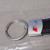 Супер качествен черен кожен ключодържател за RS line кола автомобил джип + подарък, снимка 2 - Аксесоари и консумативи - 31685416