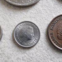 Монети. Холандия. Холандски 5, 10 , 25 цента , 1, 2  и 5  гулдена.  6 бр, снимка 8 - Нумизматика и бонистика - 42617926