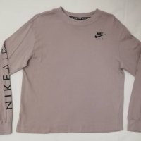 Nike AIR оригинална блуза XS Найк спортна фланелка памук, снимка 1 - Спортни екипи - 38418605