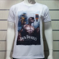 Нова мъжка тениска с трансферен печат Попай моряка, Джак Даниелс, снимка 1 - Тениски - 29819258