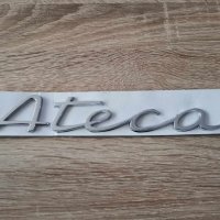 Емблема лого надпис сребрист Сеат Атека Seat Ateca, снимка 1 - Аксесоари и консумативи - 44370770