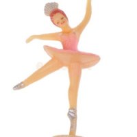 Танцуваща балерина малка PVC топер фигурка украса за торта и игра пластмасова играчка , снимка 3 - Други - 19094571