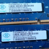 NANYA PC3-10600U Desktop Memory 2x4GB  8GB , снимка 2 - RAM памет - 42518302