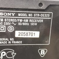Ресивър Sony str-de 325, снимка 7 - Ресийвъри, усилватели, смесителни пултове - 44417645