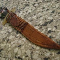 Нож кама рог кост CHI CHI catenania, снимка 2 - Антикварни и старинни предмети - 33923902