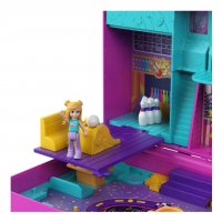 Игрален комплект Polly Pocket - Race & Rock, с 2 мини кукли и 12 аксесоара / Mattel, снимка 4 - Кукли - 39915013