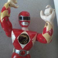 Vintage Red Power Rangers. 1993, снимка 8 - Кукли - 36560418
