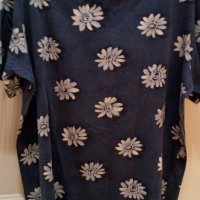 Блуза с къс ръкав, 100% памук, М, снимка 7 - Тениски - 42205913