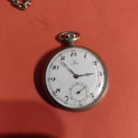 Мъжки джобен часовник,, Омега", снимка 1 - Джобни - 35065932
