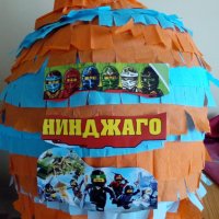Голяма пинята+ подарък маска и конфети,готови за изпращане, снимка 7 - Декорация за дома - 21671572