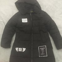 Черно детско яке, снимка 1 - Детски якета и елеци - 42256420
