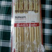Бамбукови пръчици за хранене , снимка 1 - Прибори за хранене, готвене и сервиране - 30192865