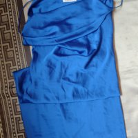 Fabrizia дълга синя рокля , снимка 1 - Рокли - 42127603