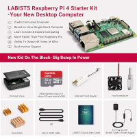 LABISTS Raspberry Pi 4 / 4GB Model B Цялостен Стартов Кит, снимка 6 - Друга електроника - 44718927