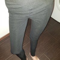 Ново. Черен панталон с висока талия H&M, снимка 1 - Панталони - 30085805