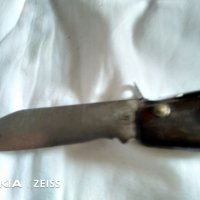Старо ножче чикия от соца 240х100 ръчна изработка с маркировка, снимка 1 - Ножове - 31519872