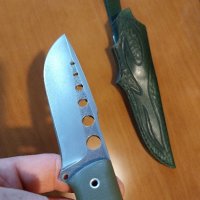 Ловен нож с кания, снимка 2 - Ножове - 44230521