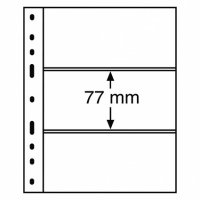 Leuchtturm Optima-3C прозрачни листа- три банкноти /оп.5 бр, снимка 1 - Нумизматика и бонистика - 35293301