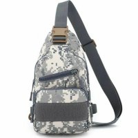 мъжка чанта тактическа за гърди+джоб за вода+USB зареждане военна, снимка 6 - Чанти - 42102008