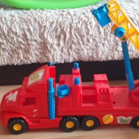 детски пожарникарски автомобил, снимка 4 - Коли, камиони, мотори, писти - 36683650