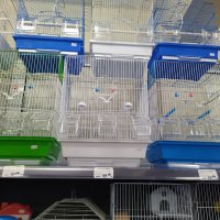 Клетки за птици с 3 или 4 хранилки -НОВИ , снимка 1 - За птици - 42459821