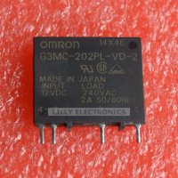 AQG22212B02 / G3MC-202PL-VD-2    ЕЛЕКТРОННО РЕЛЕ - 12V   2A/240V-AC   ЗА КЛИМАТИК, снимка 4 - Друга електроника - 29590563