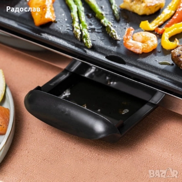 Електрическа скара Royalty Line RL-TP18210 / RL-TP18211, 1800W, Мраморно покритие., снимка 1