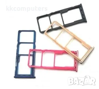 SIM / MicroSD държач /Черен/ за Samsung M10 / M105 Баркод : 114451, снимка 1