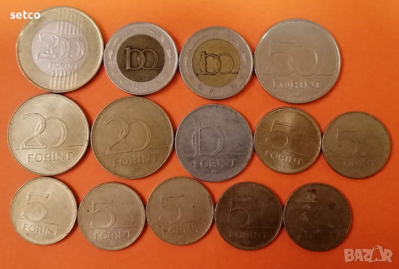 Лот 14 монети УНГАРИЯ к52, снимка 1