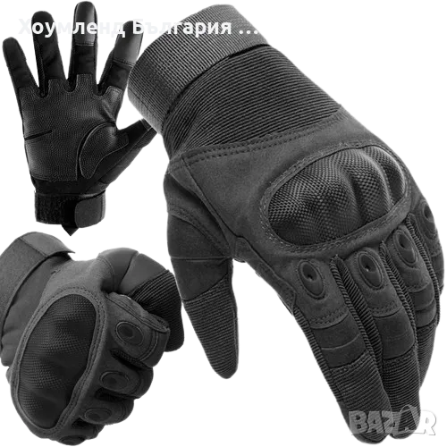 Тактически ръкавици за мотор с противоударна защита, снимка 1