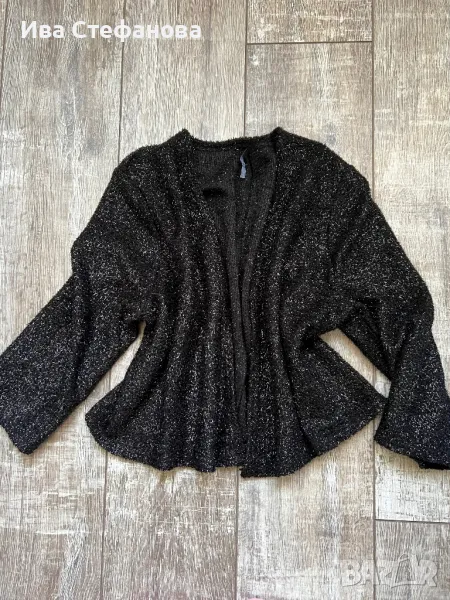 Ново черно болеро наметка блестяща нишка  официално парти , снимка 1