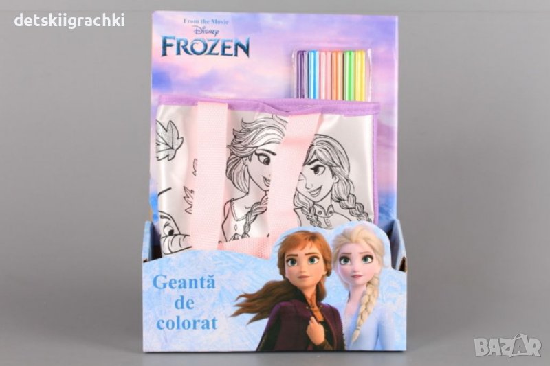 Чантичка за оцветяване  Frozen - креативен комплект, снимка 1