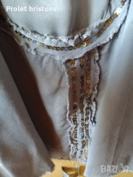 Елегантна пола, сатен, снимка 1