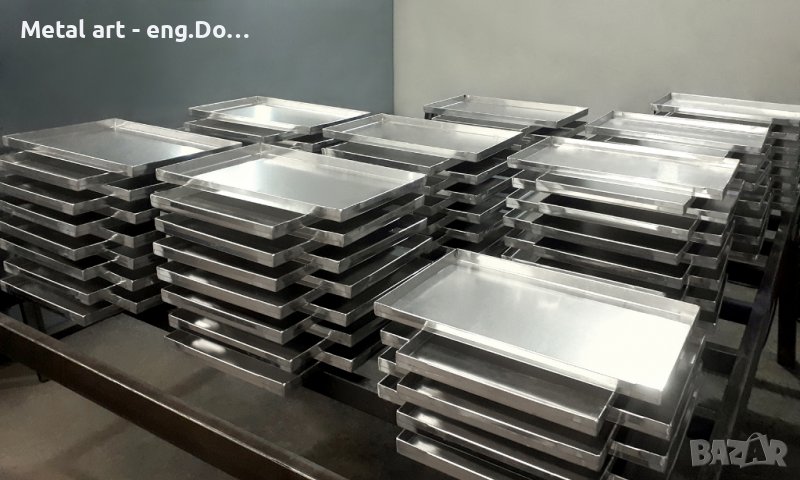 АЛУМИНИЕВИ ТАВИ 60Х40Х2СМ, снимка 1