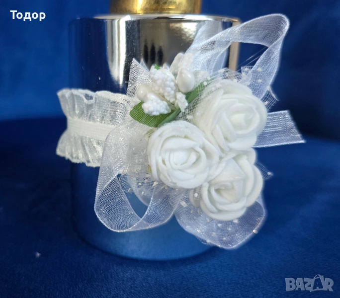 Сватбени гривни, цветчета, бутониери, снимка 1