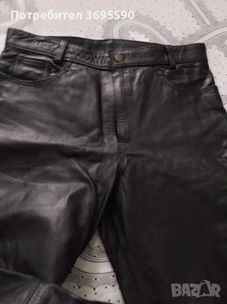 Мъжки кожен панталон, снимка 1