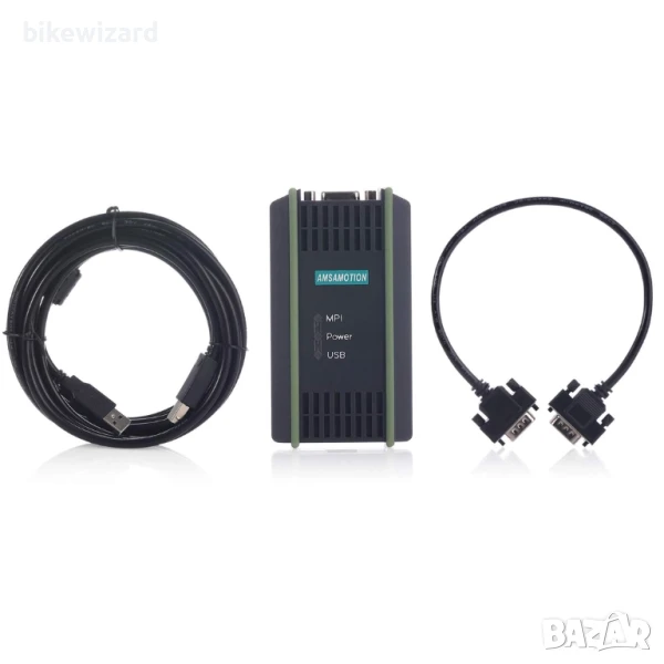 Linaatales, PLC кабел, USB към PPI, MPI, 840D, CNC система, 6ES7, 972-0CB20-0XA0, за Siemens S7 НОВО, снимка 1