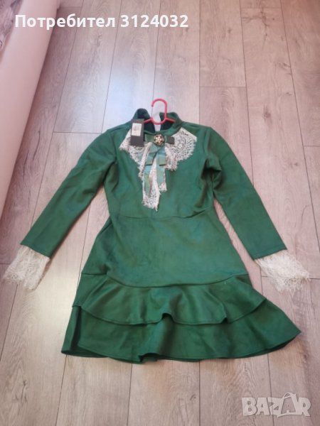 Продавам елегантна рокля с дълъг ръкав , снимка 1