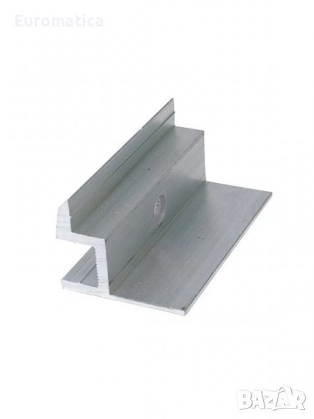 Алуминиева крайна скоба за закрепване на фотоволтаични панели, снимка 1