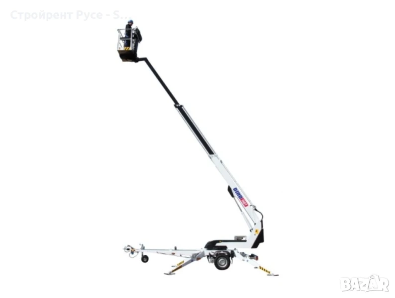 Вишка телескопична на ремарке, Dino 150 t-15m, Под наем, снимка 1