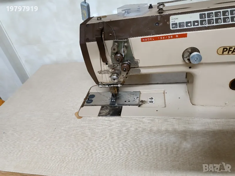 двуиглова шевна машина Pfaff тежък клас, снимка 1