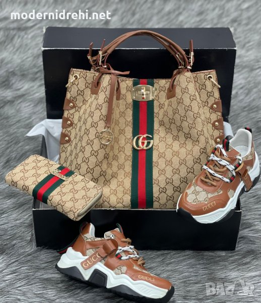 Дамски спортни обувки портфейл и чанта Gucci код 184, снимка 1