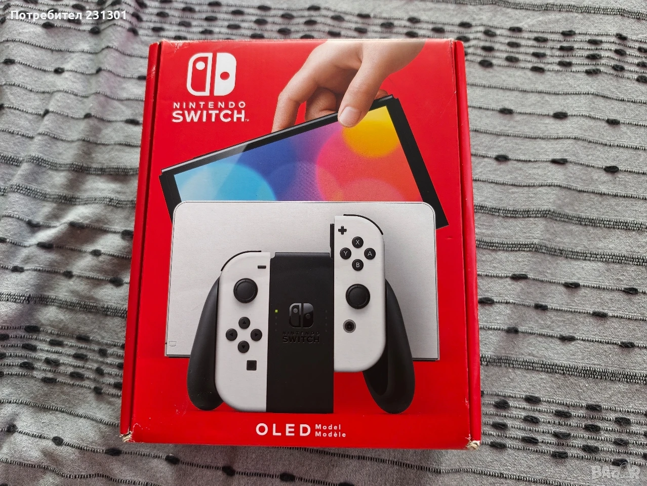 Nintendo Switch Oled с поставен чип и 256Gb, снимка 1