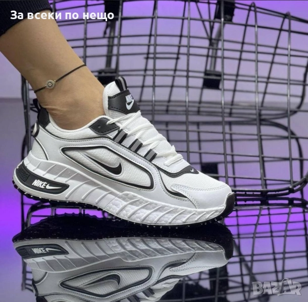 Nike Just du it Дамски Маратонки С Кутия👟Дамски Спортни Обувки Бяло и Черно Код S109, снимка 1