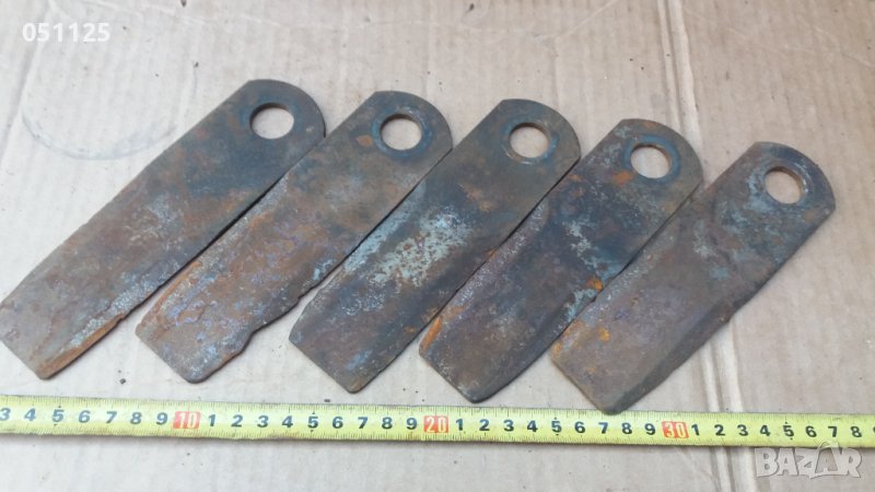 комплект от 4 броя стоманизирани соц. секача , снимка 1