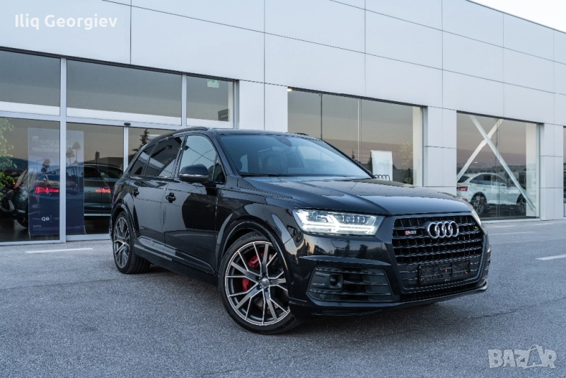 Audi Sq7-Реални.км/22ки+20ки/FULL/Shadow line/Пано/head up/keyless/завиващи задни колела/АСС/ТОП, снимка 1