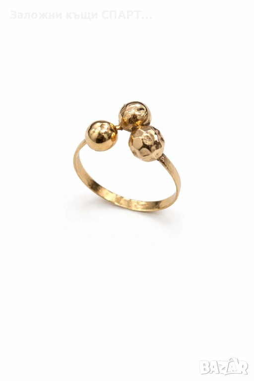  Златен пръстен - 1.63гр. , снимка 1