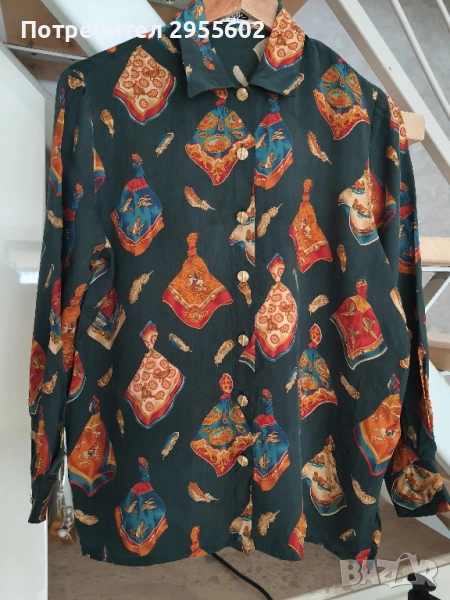 Френска дамска риза хермес стил F 42, снимка 1