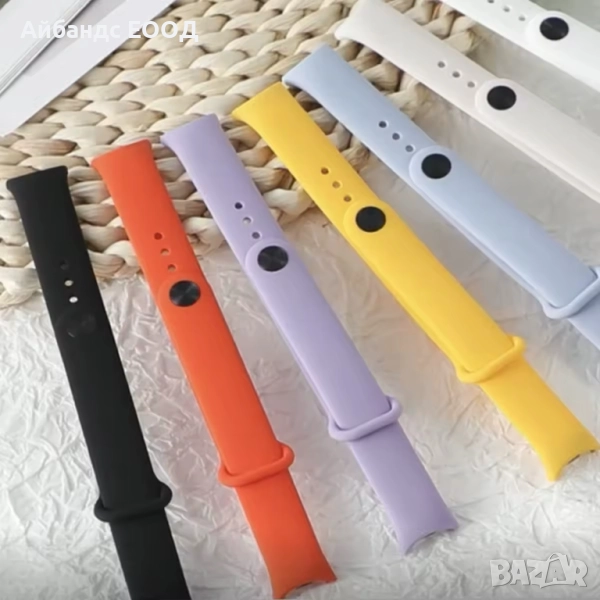 Силиконова каишка за Xiaomi MiBand 8 | 9 | 10, снимка 1